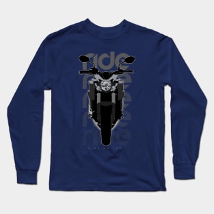 Ride suzuki gsx-s750 front bw Long Sleeve T-Shirt